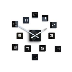 Moderné nástenné hodiny CUBE (nalepovacie hodiny na stenu) vyobraziť