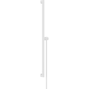 Hansgrohe Unica - Sprchová tyč E Puro 900 mm s ľahko posuvným držiakom a sprchovou hadicou, biela matná 24403700 vyobraziť
