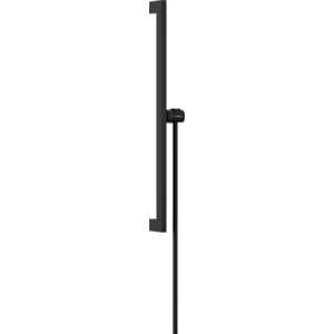 Hansgrohe Unica - Sprchová tyč E Puro 650 mm s ľahko posuvným držiakom a sprchovou hadicou, čierna matná 24404670 vyobraziť