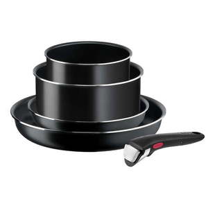 Hliníková súprava riadu 5 ks Ingenio Easy Cook & Clean Black - Tefal vyobraziť