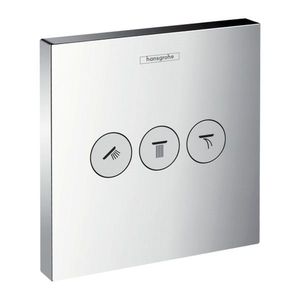 Hansgrohe ShowerSelect - Ventil pod omietku pre 3 spotrebiče, chróm 15764000 vyobraziť