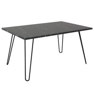 Konferenční stolek Deren mramor černý vyobraziť