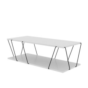 Konferenční stolek Labranda 120 cm bílý vyobraziť