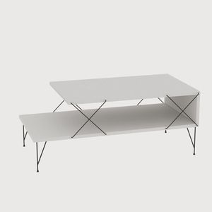 Konferenční stolek Loire 100 cm bílý vyobraziť