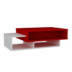 Konferenční stolek Tab červeno-bílý vyobraziť
