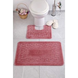 Koupelnová sada koberečků ETHY růžová vyobraziť