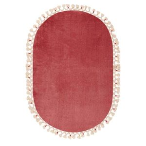 Koupelnový kobereček AMANDA II 100x150 cm červený vyobraziť