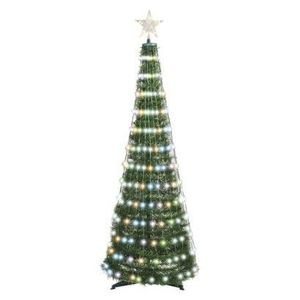 LED vánoční stromek Denza s časovačem 1, 5 m RGB vyobraziť