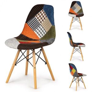 Sada 4 patchworkových židlí Eqa vyobraziť
