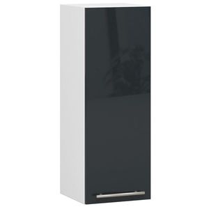 Závěsná kuchyňská skříňka Olivie W 30 cm grafit-bílá vyobraziť