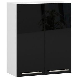 Závěsná kuchyňská skříňka Olivie W 60 cm bílo-černá vyobraziť