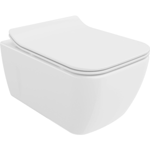 Závěsná WC mísa MEXEN MARGO s prkénkem bílá II vyobraziť