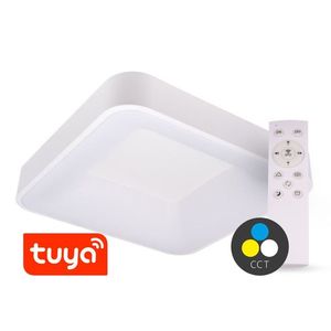 T-LED SMART TUYA Biele LED stropné svietidlo hranaté 500x500mm 48W CCT s DO 105563 vyobraziť