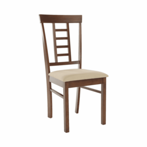 Jedálenská stolička, orech/béžová, OLEG NEW vyobraziť