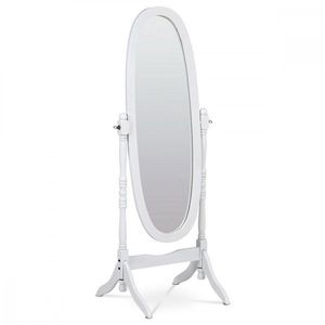 AUTRONIC 20124 WT Zrkadlo stojací v. 151 cm, konštrukcia z MDF, biely matný lak vyobraziť