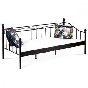 AUTRONIC BED-1905 BK posteľ jednolôžková 90x200, kov čierny matný vyobraziť