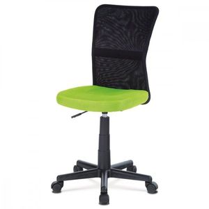 AUTRONIC KA-2325 GRN kancelárska stolička, zelená mesh, plastový kríž, sieťovina čierna vyobraziť