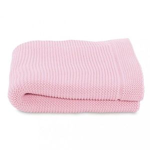 CHICCO Deka pletená Tricot Blanket Miss Pink 90x70 cm vyobraziť