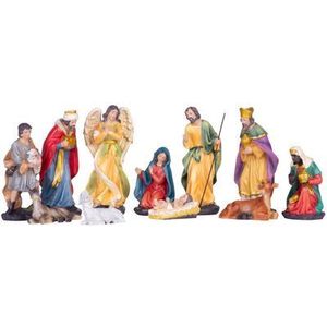 Dekorácia MagicHome Vianoce, Figúrky do Betlehemu, 11ks, polyresin vyobraziť