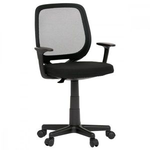 AUTRONIC KA-W022 BK Kancelářská židle, černá látka, plastový kříž vyobraziť