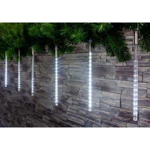 Reťaz MagicHome Vianoce Icicle, 720 LED studená biela, 24 cencúľov, vodopádový efekt, 230 V, 50 Hz, IP44, exteriér, osvetlenie, L-7, 50 x 0, 30 m vyobraziť
