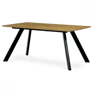 AUTRONIC HT-722 OAK Stůl jídelní 160x90x75 cm, deska MDF, 3D dekor divoký dub vyobraziť