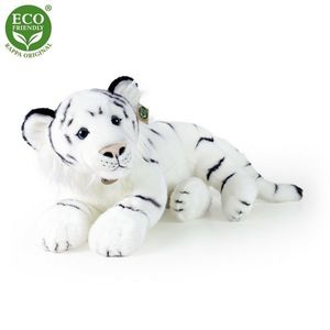 Rappa Plyšový tiger biely, 60 cm ECO-FRIENDLY vyobraziť