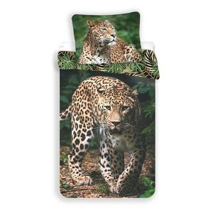 Jerry Fabrics Bavlnené obliečky Leopard green, 140 x 200 cm, 70 x 90 cm vyobraziť