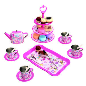 Bino Detský čajový set a stojan s koláčikmi vyobraziť