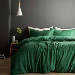 Zelené obliečky na dvojlôžko 200x200 cm Relaxed – Content by Terence Conran vyobraziť
