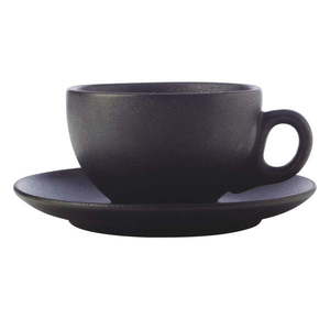 Čierna keramická šálka na cappuccino 250 ml Caviar – Maxwell & Williams vyobraziť