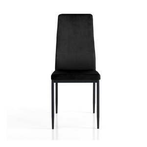 Čierne zamatové jedálenské stoličky v súprave 2 ks Fefè – Tomasucci vyobraziť