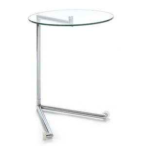 Okrúhly odkladací stolík so sklenenou doskou 46x51 cm Hardy – Tomasucci vyobraziť