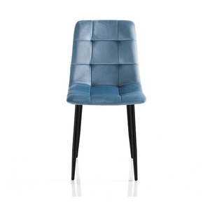 Modré zamatové jedálenské stoličky v súprave 2 ks Faffy – Tomasucci vyobraziť