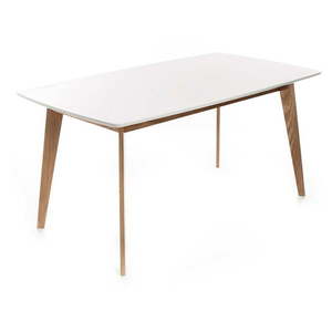 Jedálenský stôl s bielou doskou 90x160 cm Kyra – Tomasucci vyobraziť
