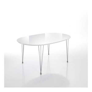 Rozkladací jedálenský stôl s bielou doskou 105x170 cm Elegant – Tomasucci vyobraziť