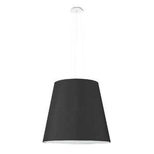 Čierne závesné svietidlo so skleneným tienidlom ø 50 cm Tresco - Nice Lamps vyobraziť