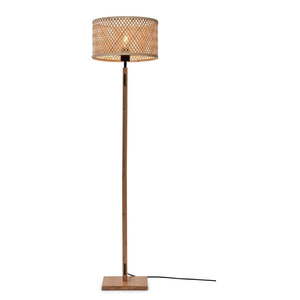 Stojacia lampa s bambusovým tienidlom v prírodnej farbe (výška 128 cm) Java – Good&Mojo vyobraziť