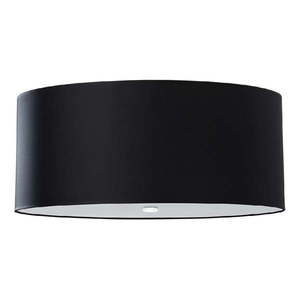 Čierne stropné svietidlo so skleneným tienidlom ø 70 cm Volta - Nice Lamps vyobraziť