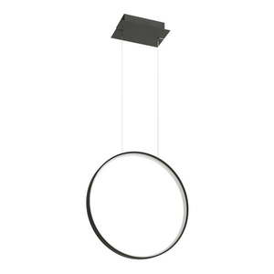 Čierne LED závesné svietidlo 55x16 cm Tim - Nice Lamps vyobraziť