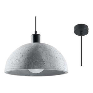 Sivé závesné svietidlo ø 30 cm Gonzo – Nice Lamps vyobraziť