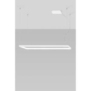 Biele LED závesné svietidlo 130x40 cm Jutila - Nice Lamps vyobraziť