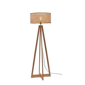 Stojacia lampa s bambusovým tienidlom v prírodnej farbe (výška 145 cm) Java – Good&Mojo vyobraziť