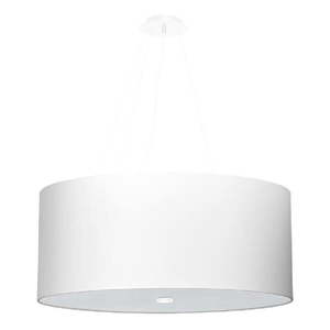 Biele závesné svietidlo so skleneným tienidlom ø 60 cm Volta - Nice Lamps vyobraziť