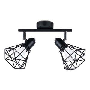 Čierne stropné svietidlo ø 10 cm Varpu – Nice Lamps vyobraziť