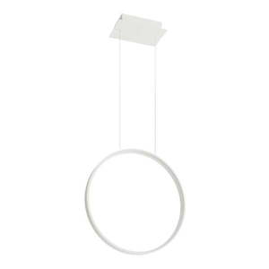 Biele LED závesné svietidlo 55x16 cm Tim - Nice Lamps vyobraziť