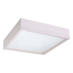 Biele stropné svietidlo so skleneným tienidlom 38.5x38.5 cm Busha - Nice Lamps vyobraziť