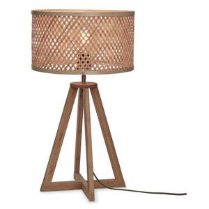 Stolová lampa s bambusovým tienidlom v prírodnej farbe (výška 53 cm) Java – Good&Mojo vyobraziť