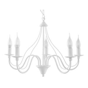 Biele stropné svietidlo Nice Lamps Floriano 5 vyobraziť