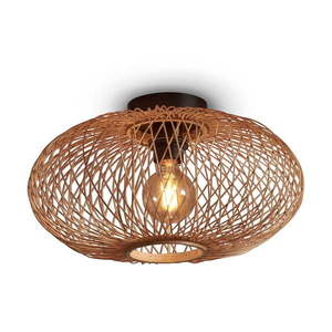 Stropné svietidlo s bambusovým tienidlom v bronzovej farbe ø 40 cm Cango – Good&Mojo vyobraziť